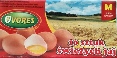 10 sztuk świeżych jaj